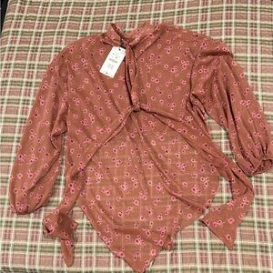 BOW PRINT SHIRT
